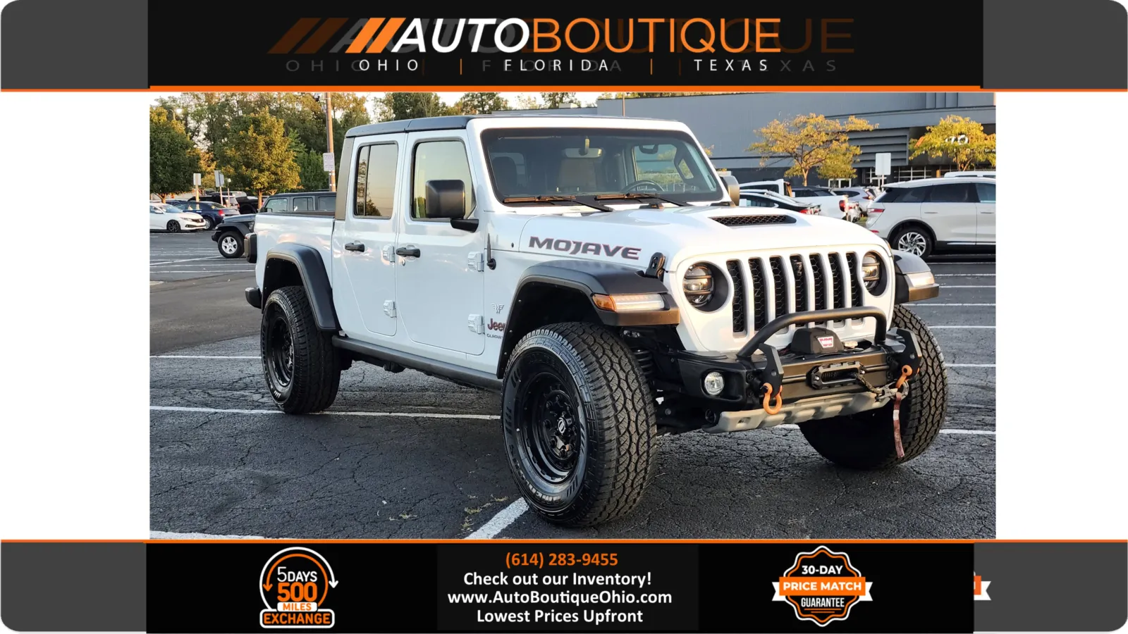 White 2021 Jeep Gladiator Mojave for sale in Columbus, OH