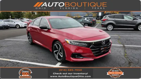 Red 2021 Honda Accord Sedan Sport for sale in Columbus, OH
