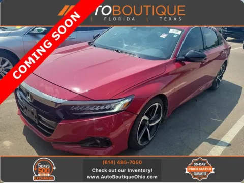 Red 2021 Honda Accord Sedan Sport for sale in Columbus, OH