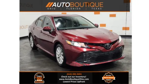 Red 2019 Toyota Camry LE for sale in Columbus, OH