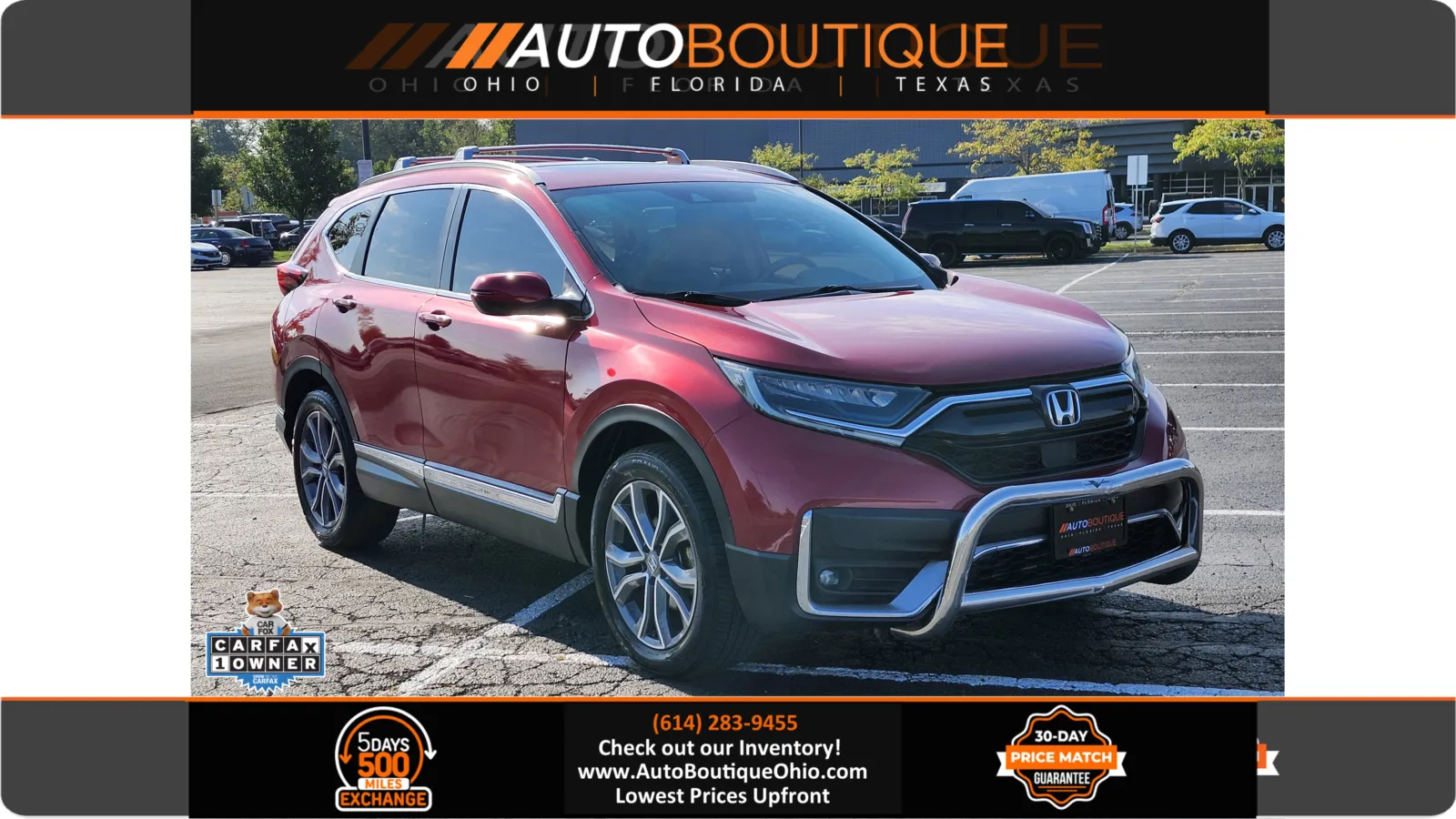 Red 2020 Honda CR-V Touring for sale in Columbus, OH