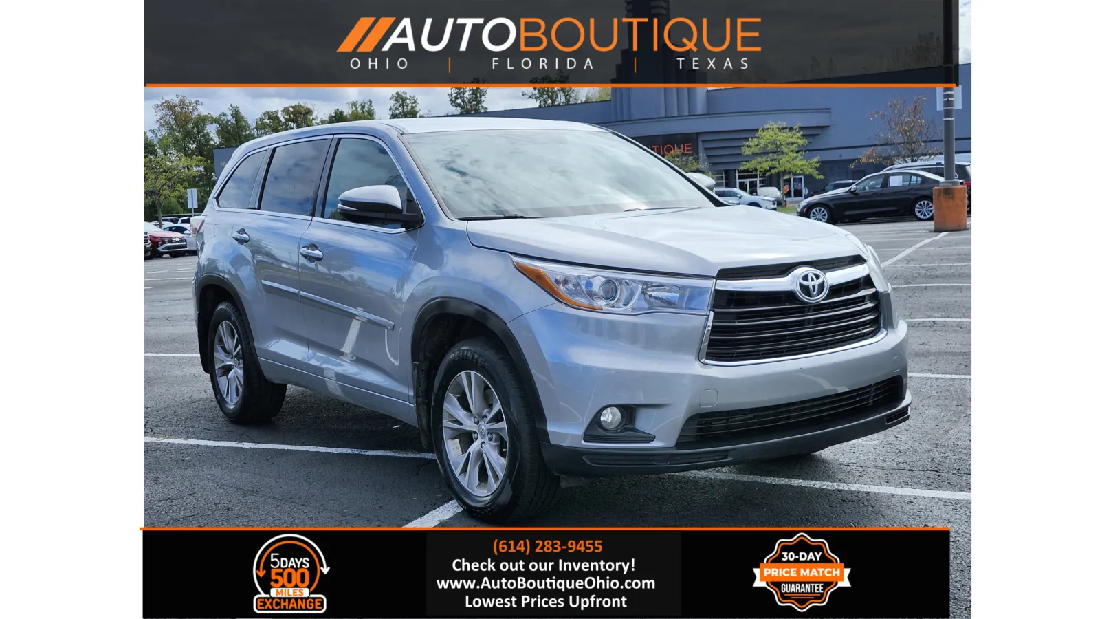 2015 Toyota Highlander LE for sale in Columbus, OH