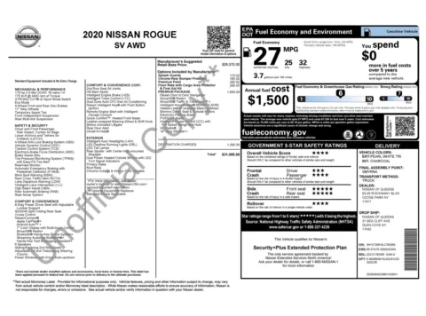 Photos of 2020 Nissan Rogue SV for sale in Columbus, OH at Auto Boutique Ohio