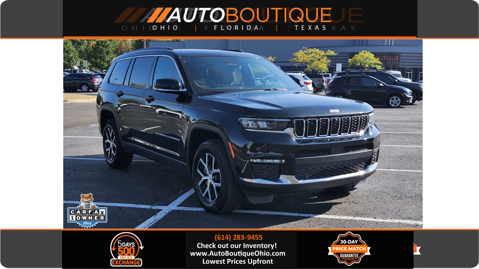 Black 2024 Jeep Grand Cherokee L Limited for sale in Columbus, OH
