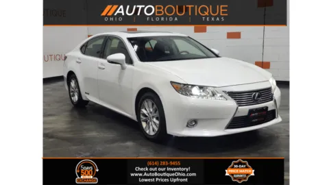 White 2015 Lexus ES 300h Hybrid for sale in Columbus, OH