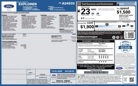 Photos of 2023 Ford Explorer XLT for sale in Columbus, OH at Auto Boutique Ohio