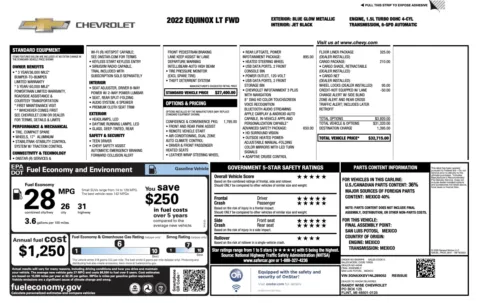 Photos of 2022 Chevrolet Equinox LT for sale in Columbus, OH at Auto Boutique Ohio