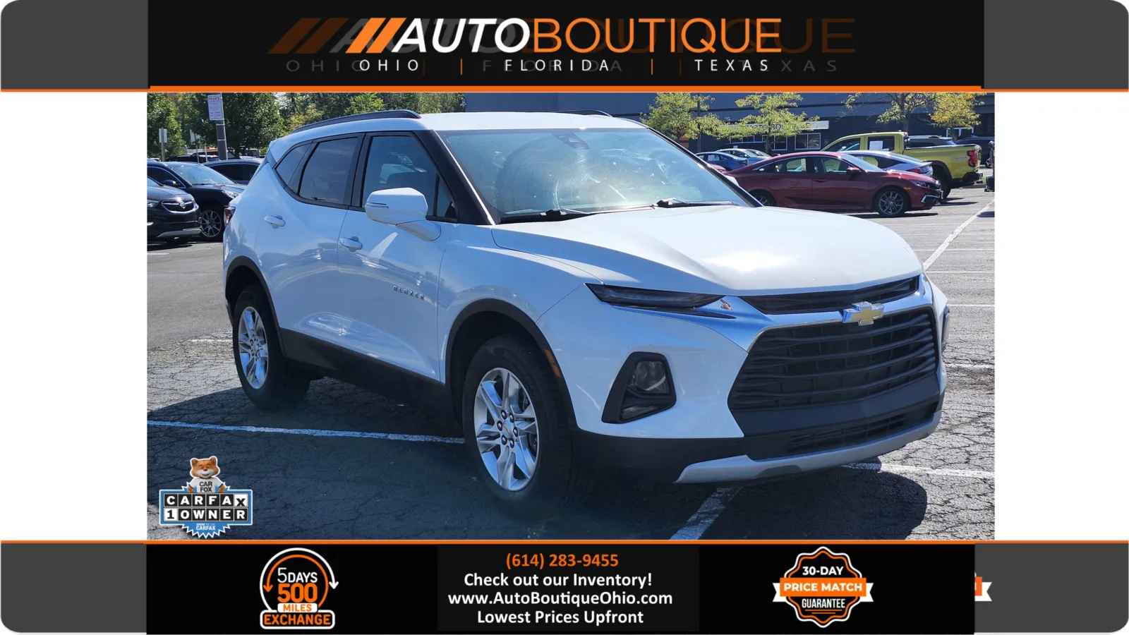 White 2022 Chevrolet Blazer LT for sale in Columbus, OH