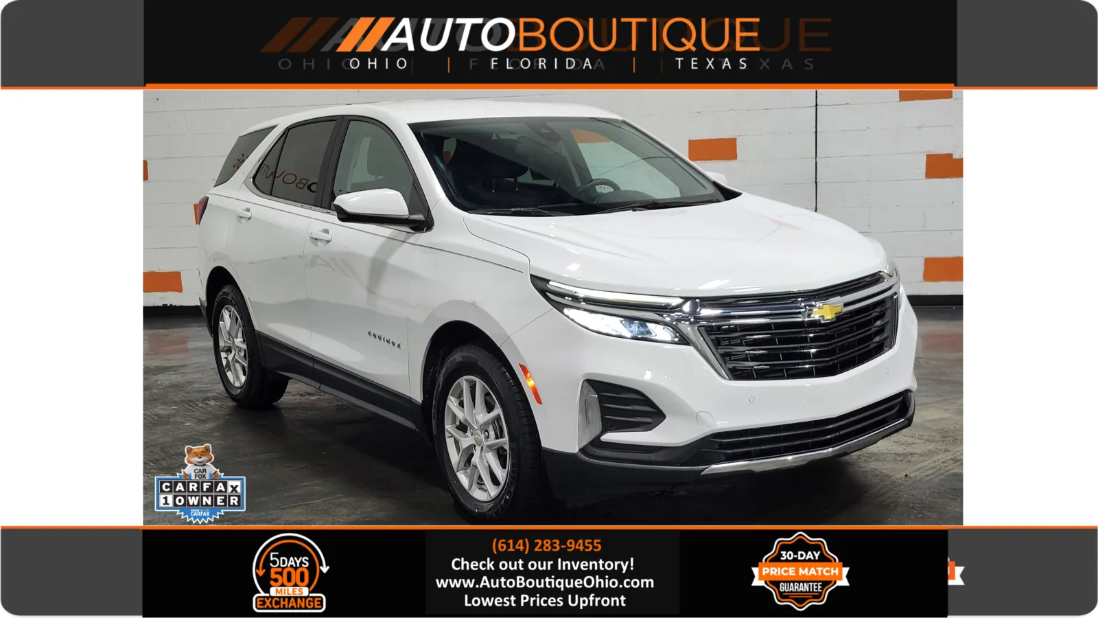 White 2023 Chevrolet Equinox LT for sale in Columbus, OH