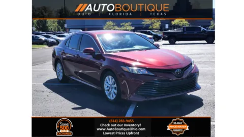 Red 2018 Toyota Camry LE for sale in Columbus, OH