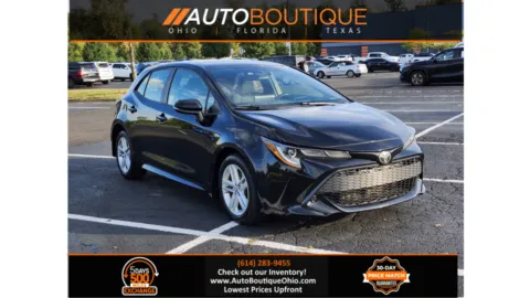 Black 2019 Toyota Corolla Hatchback SE for sale in Columbus, OH
