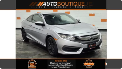 Silver 2017 Honda Civic Coupe LX for sale in Columbus, OH
