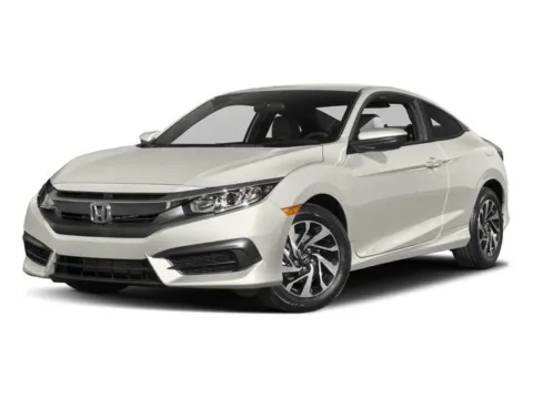 Silver 2017 Honda Civic Coupe LX for sale in Columbus, OH