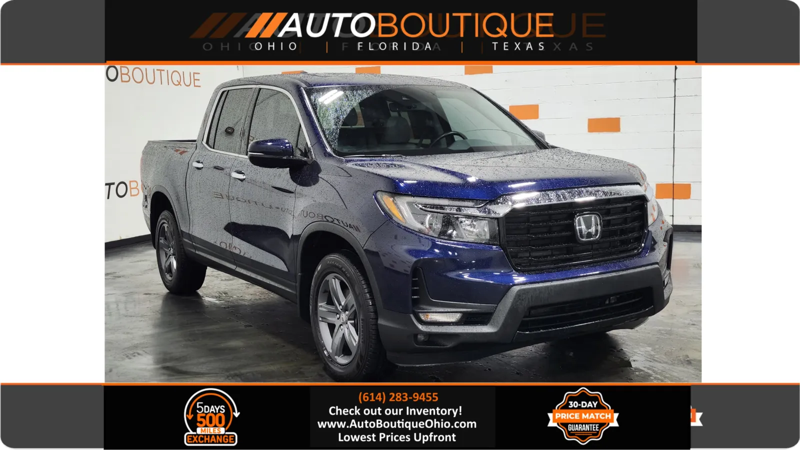 Blue 2022 Honda Ridgeline RTL-E for sale in Columbus, OH