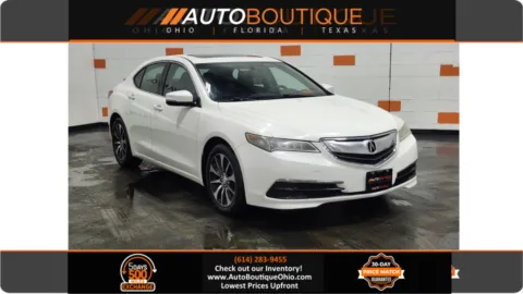 White 2015 Acura TLX for sale in Columbus, OH