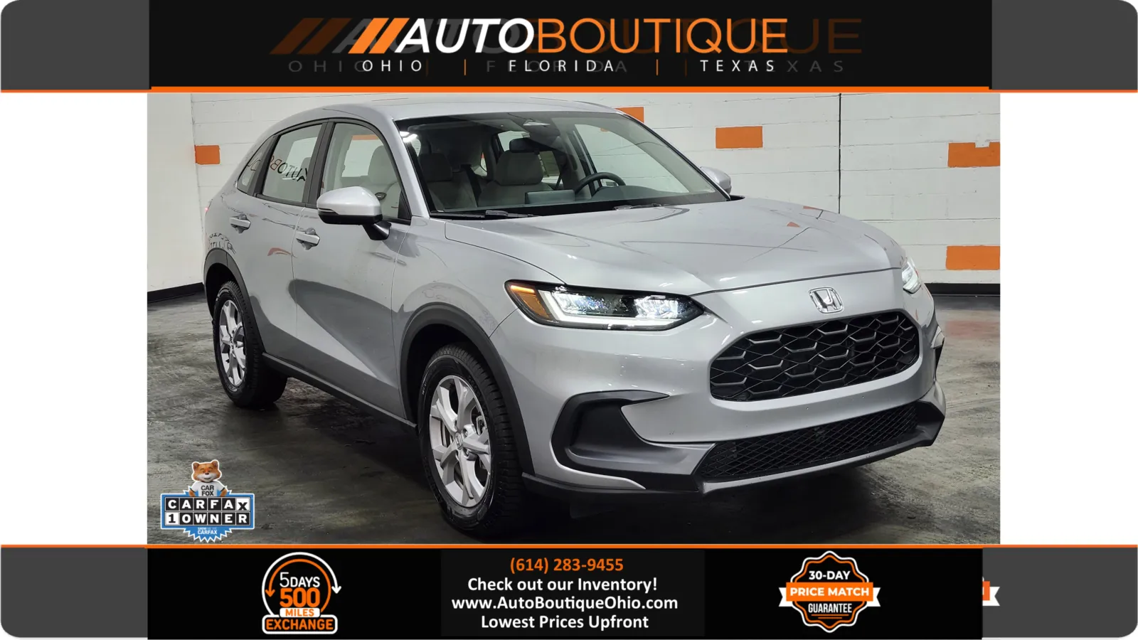 Silver 2023 Honda HR-V LX for sale in Columbus, OH