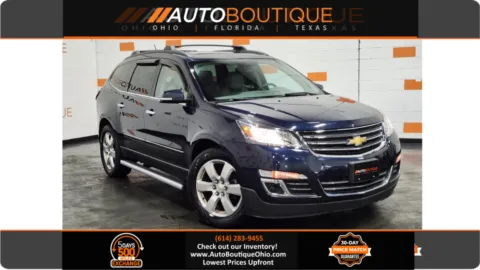 Blue 2016 Chevrolet Traverse LTZ for sale in Columbus, OH