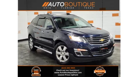 Blue 2016 Chevrolet Traverse LTZ for sale in Columbus, OH