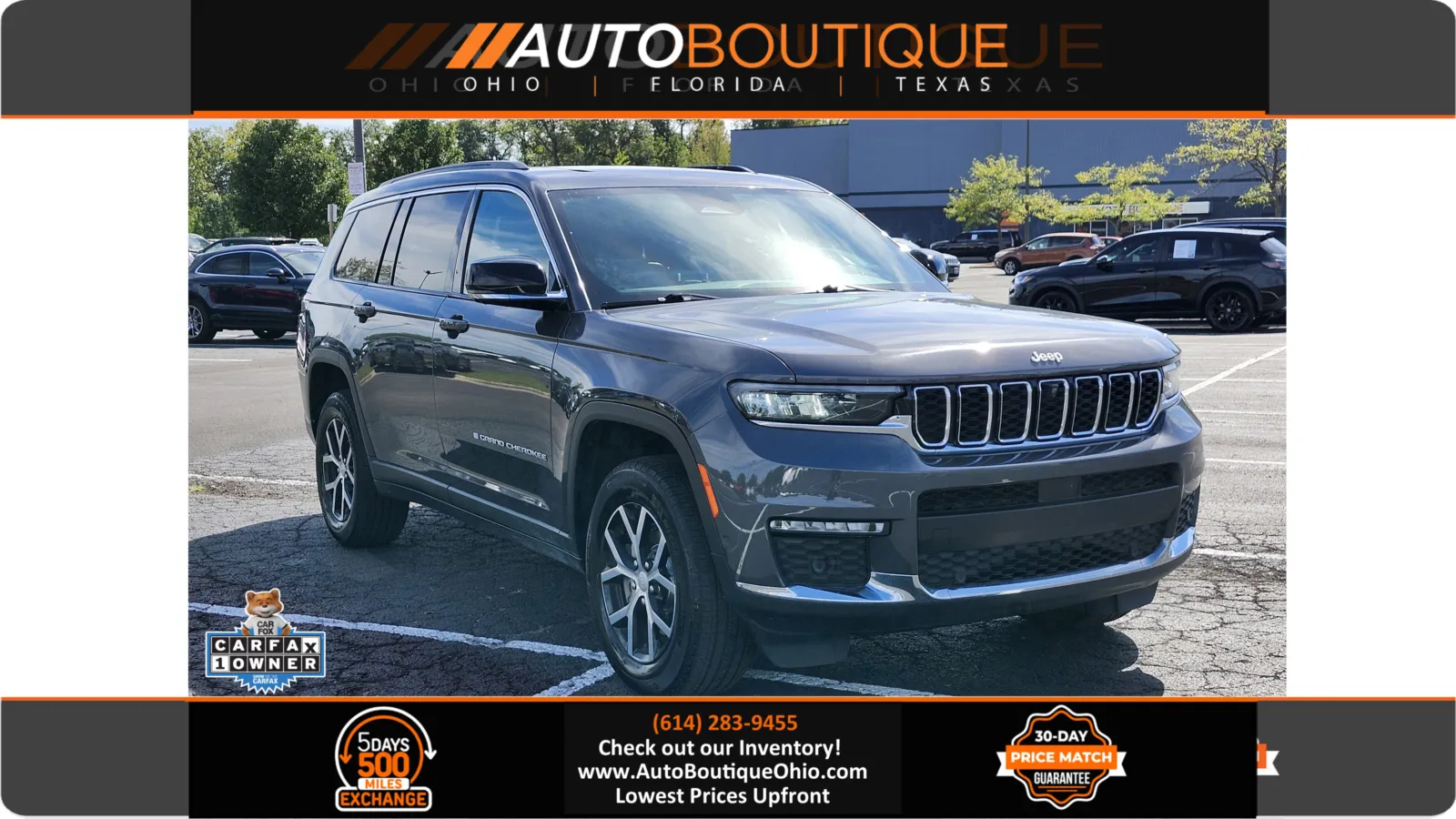 Gray 2024 Jeep Grand Cherokee L Limited for sale in Columbus, OH