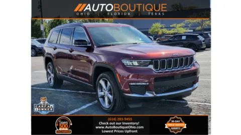 Red 2021 Jeep Grand Cherokee L Limited for sale in Columbus, OH