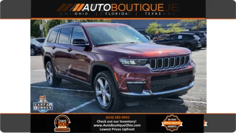 Red 2021 Jeep Grand Cherokee L Limited for sale in Columbus, OH