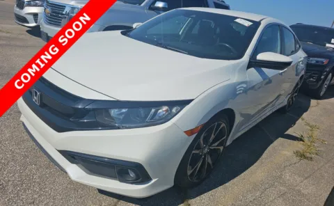 White 2021 Honda Civic Sedan Sport for sale in Columbus, OH