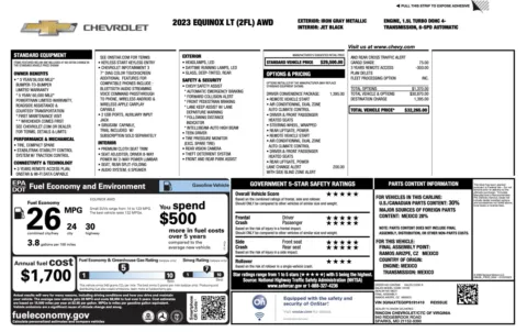 Photos of 2023 Chevrolet Equinox LT for sale in Columbus, OH at Auto Boutique Ohio