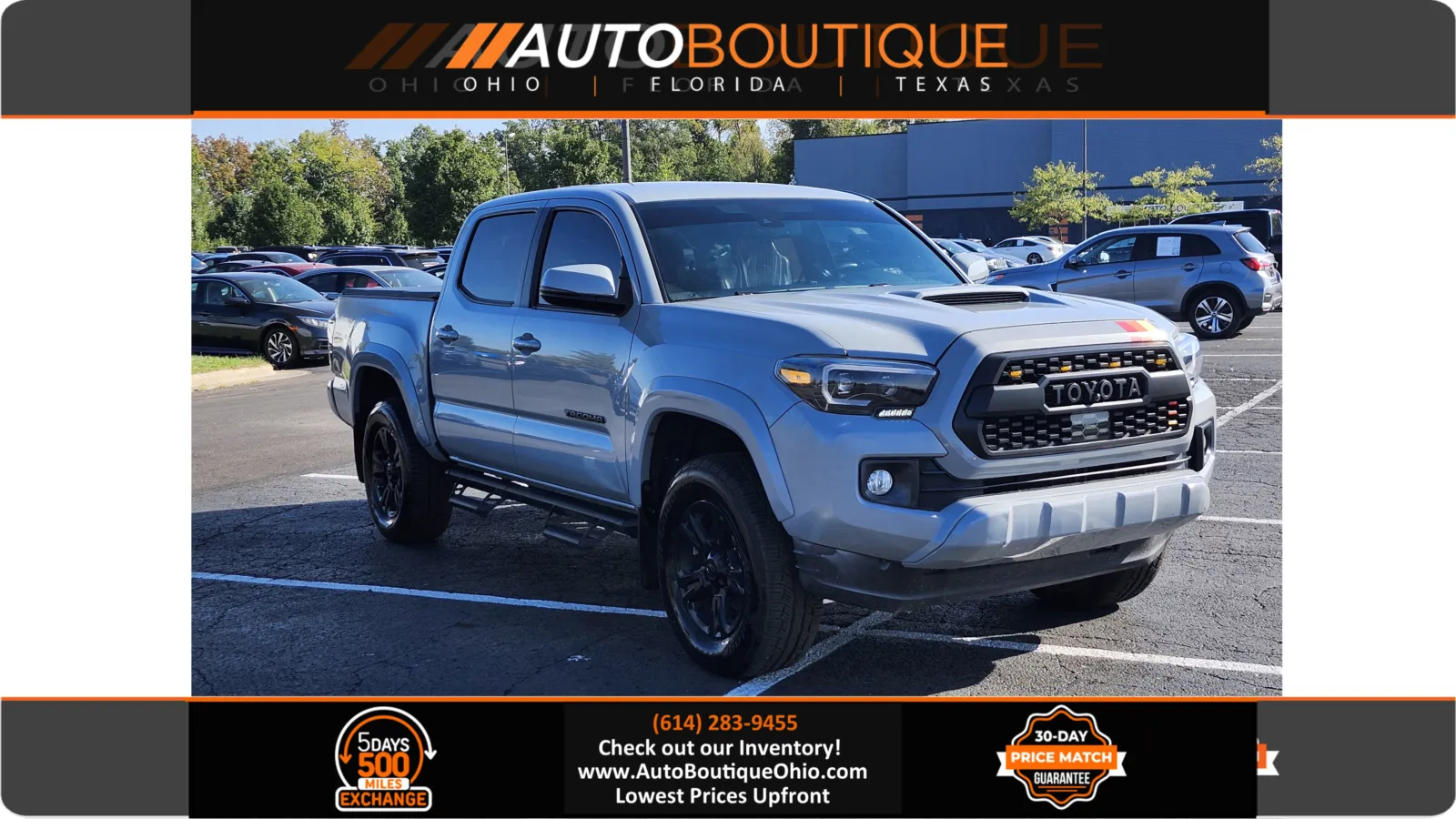 Gray 2019 Toyota Tacoma TRD Sport for sale in Columbus, OH