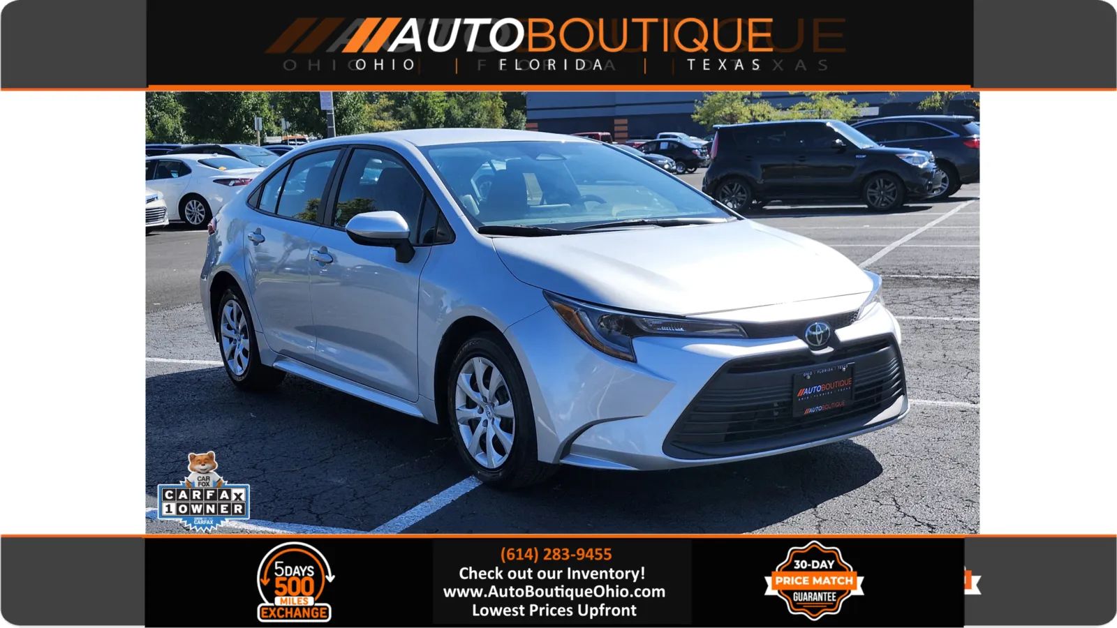 Silver 2024 Toyota Corolla LE for sale in Columbus, OH