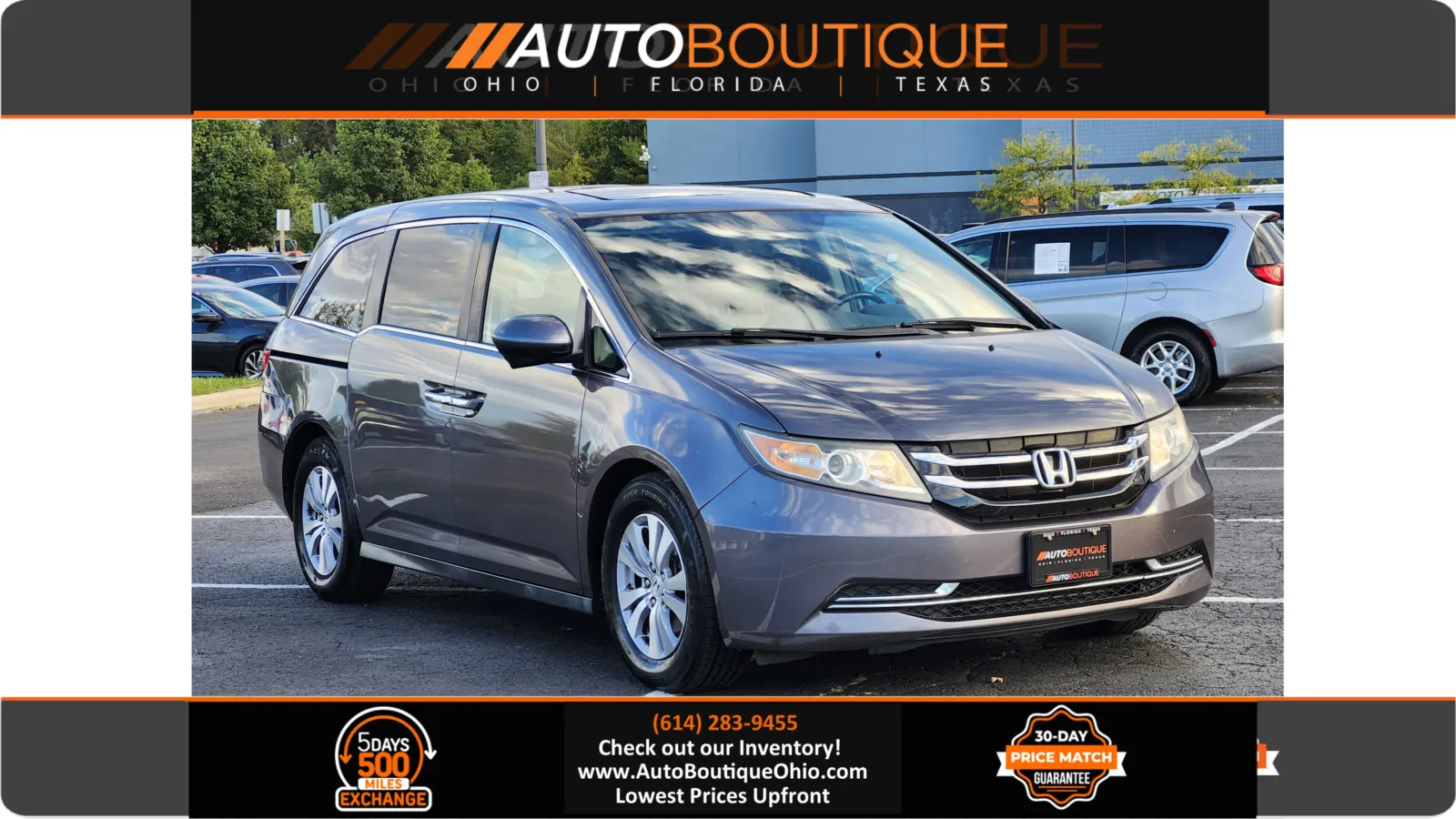 2014 Honda Odyssey EX-L for sale in Columbus, OH