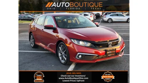 Red 2019 Honda Civic Sedan EX-L for sale in Columbus, OH