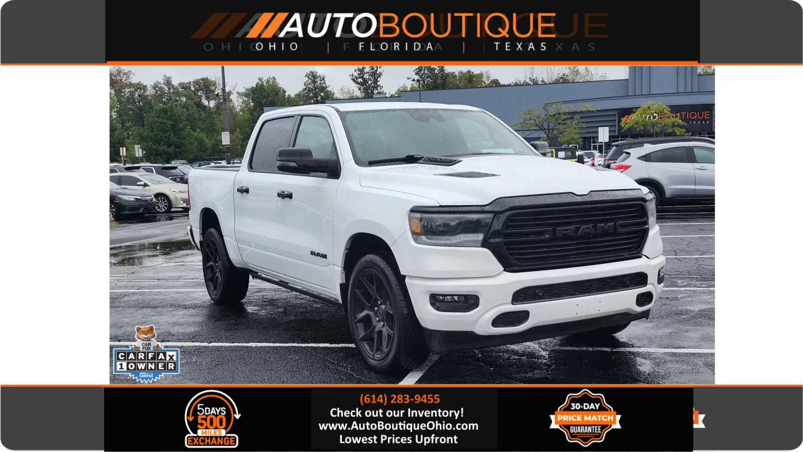 White 2023 Ram 1500 Laramie for sale in Columbus, OH