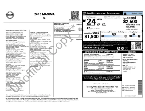 More photos of 2019 Nissan Maxima SL at Auto Boutique Ohio, OH