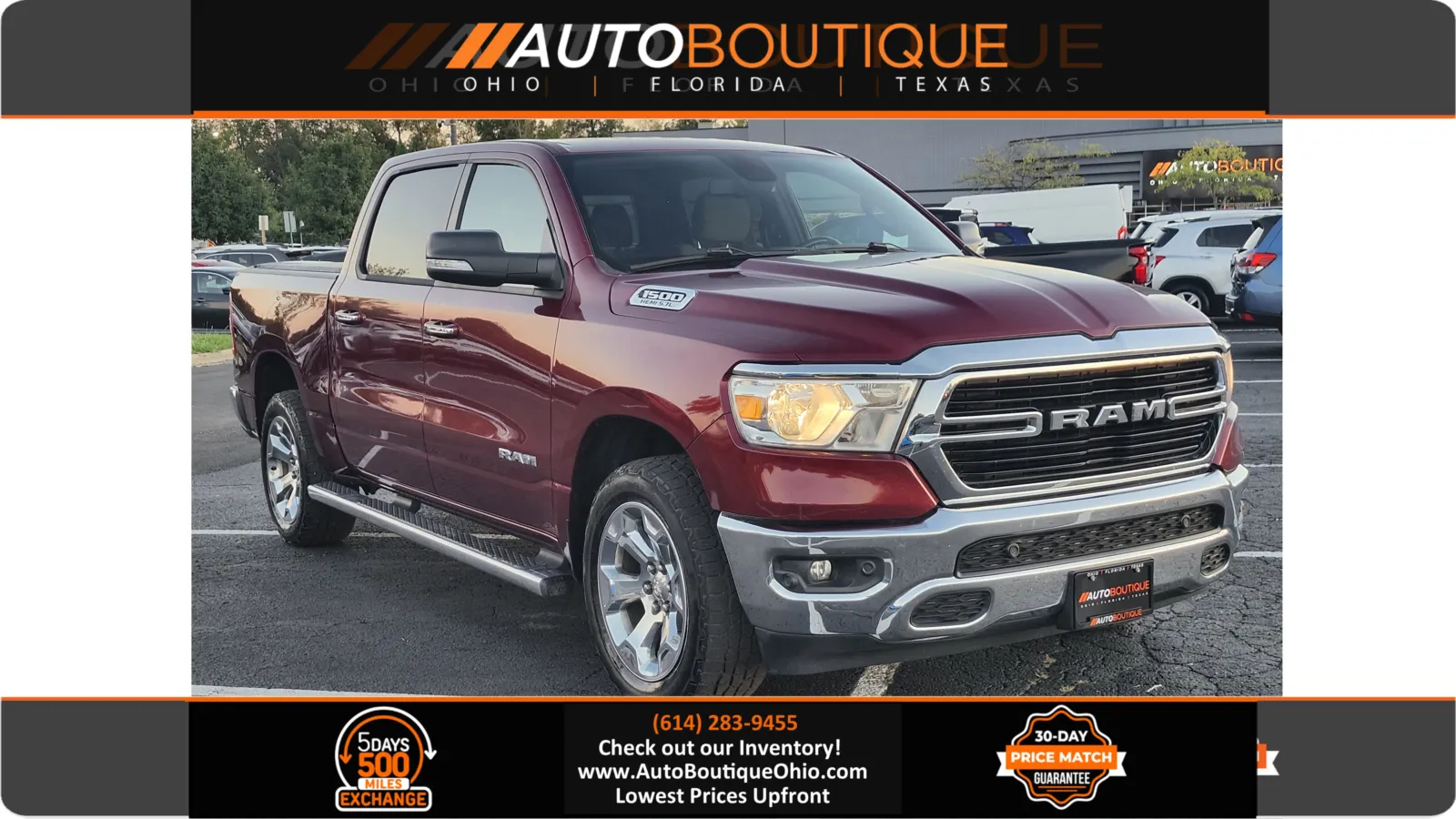 Red 2019 Ram 1500 Big Horn/Lone Star for sale in Columbus, OH