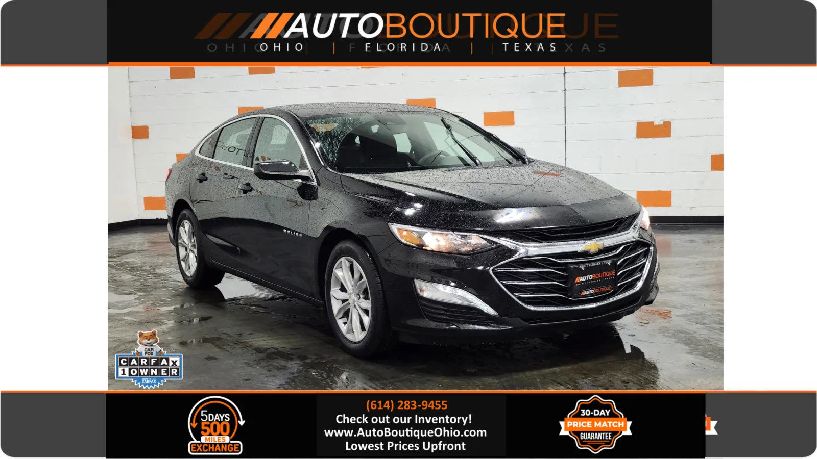 Black 2020 Chevrolet Malibu LT for sale in Columbus, OH