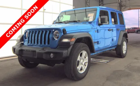 Blue 2022 Jeep Wrangler Unlimited Sport S for sale in Columbus, OH