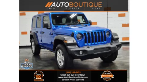 Blue 2022 Jeep Wrangler Unlimited Sport S for sale in Columbus, OH