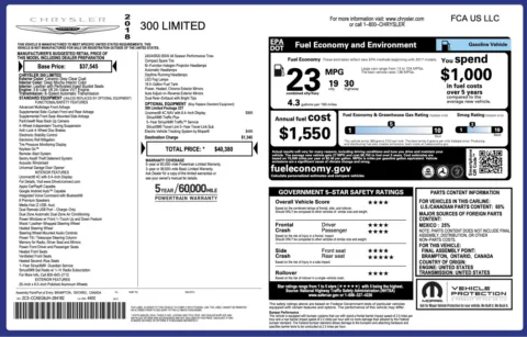 Photos of 2018 Chrysler 300 Limited for sale in Columbus, OH at Auto Boutique Ohio