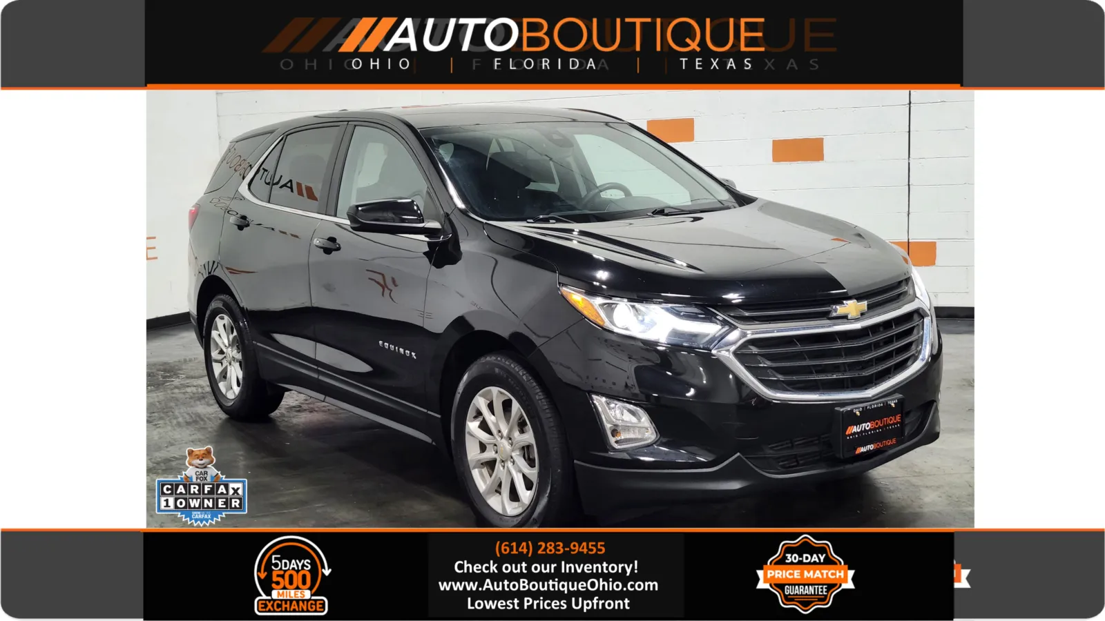 Black 2021 Chevrolet Equinox LT for sale in Columbus, OH
