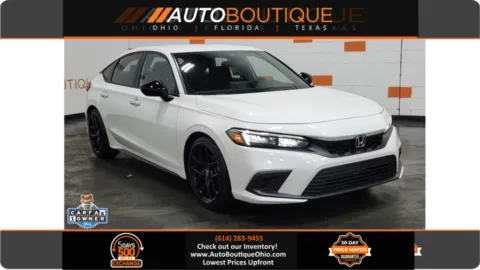 White 2022 Honda Civic Hatchback Sport for sale in Columbus, OH