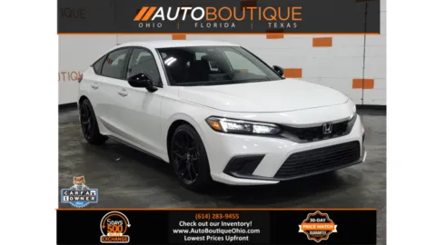 White 2022 Honda Civic Hatchback Sport for sale in Columbus, OH