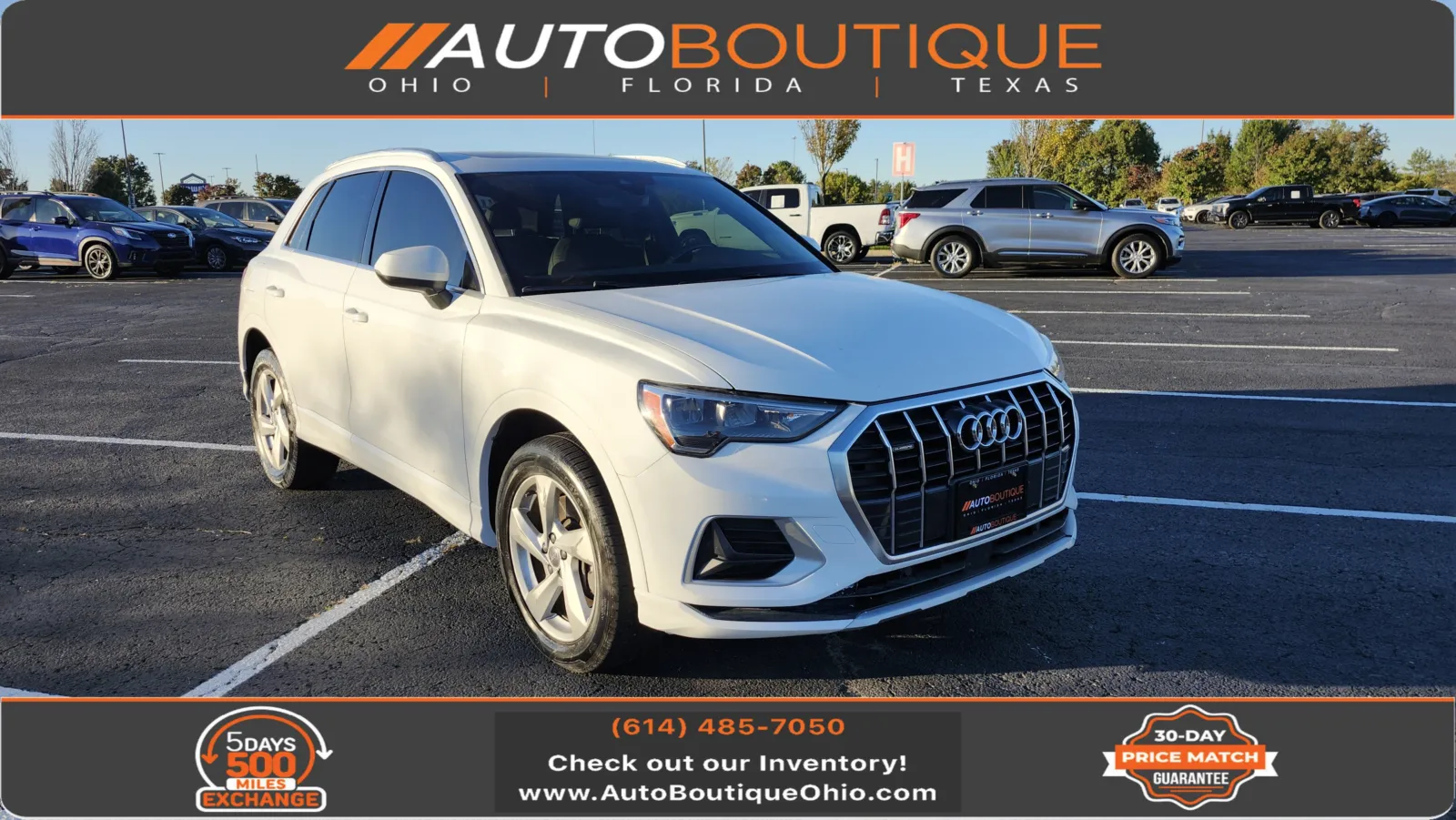 White 2020 Audi Q3 Premium for sale in Columbus, OH