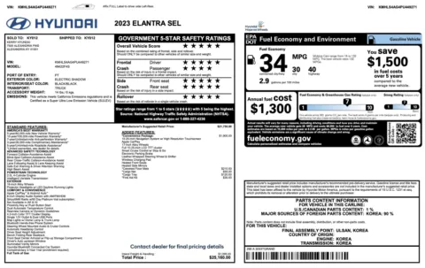 More photos of 2023 Hyundai Elantra SEL at Auto Boutique Ohio, OH