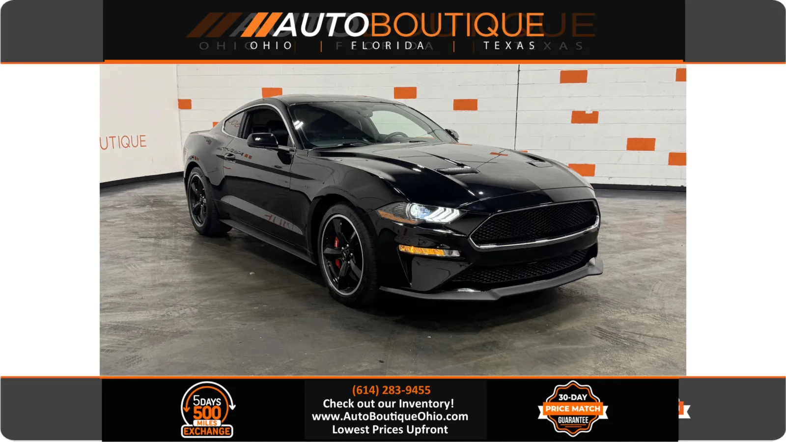 Black 2019 Ford Mustang Bullitt for sale in Columbus, OH