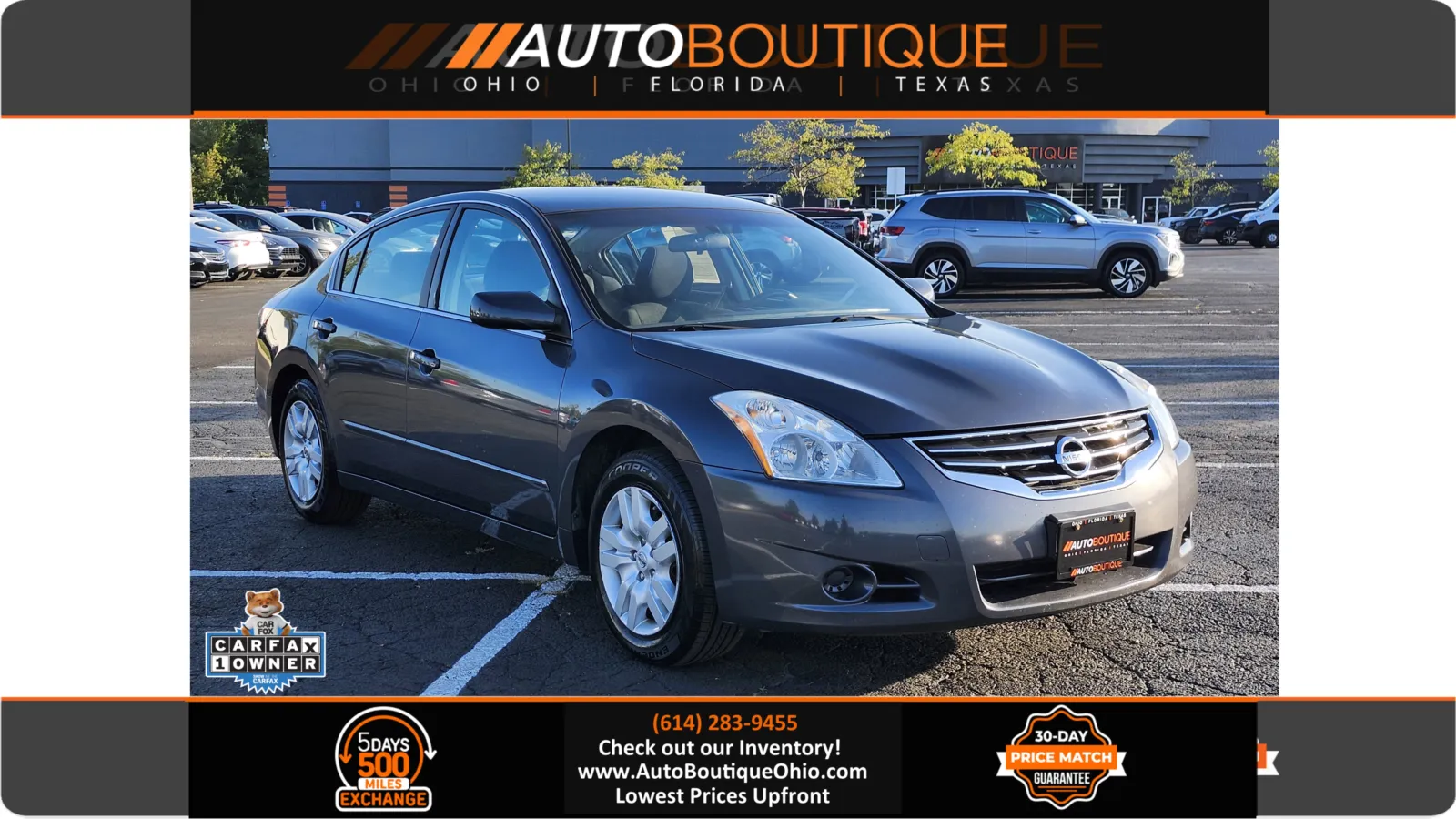 Gray 2012 Nissan Altima 2.5 S for sale in Columbus, OH