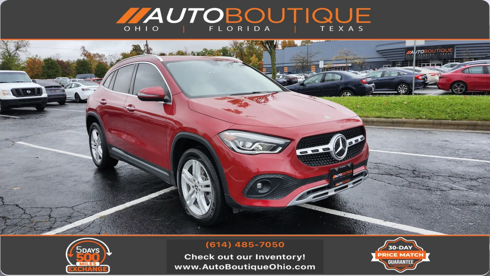Red 2021 Mercedes-Benz GLA 250 for sale in Columbus, OH
