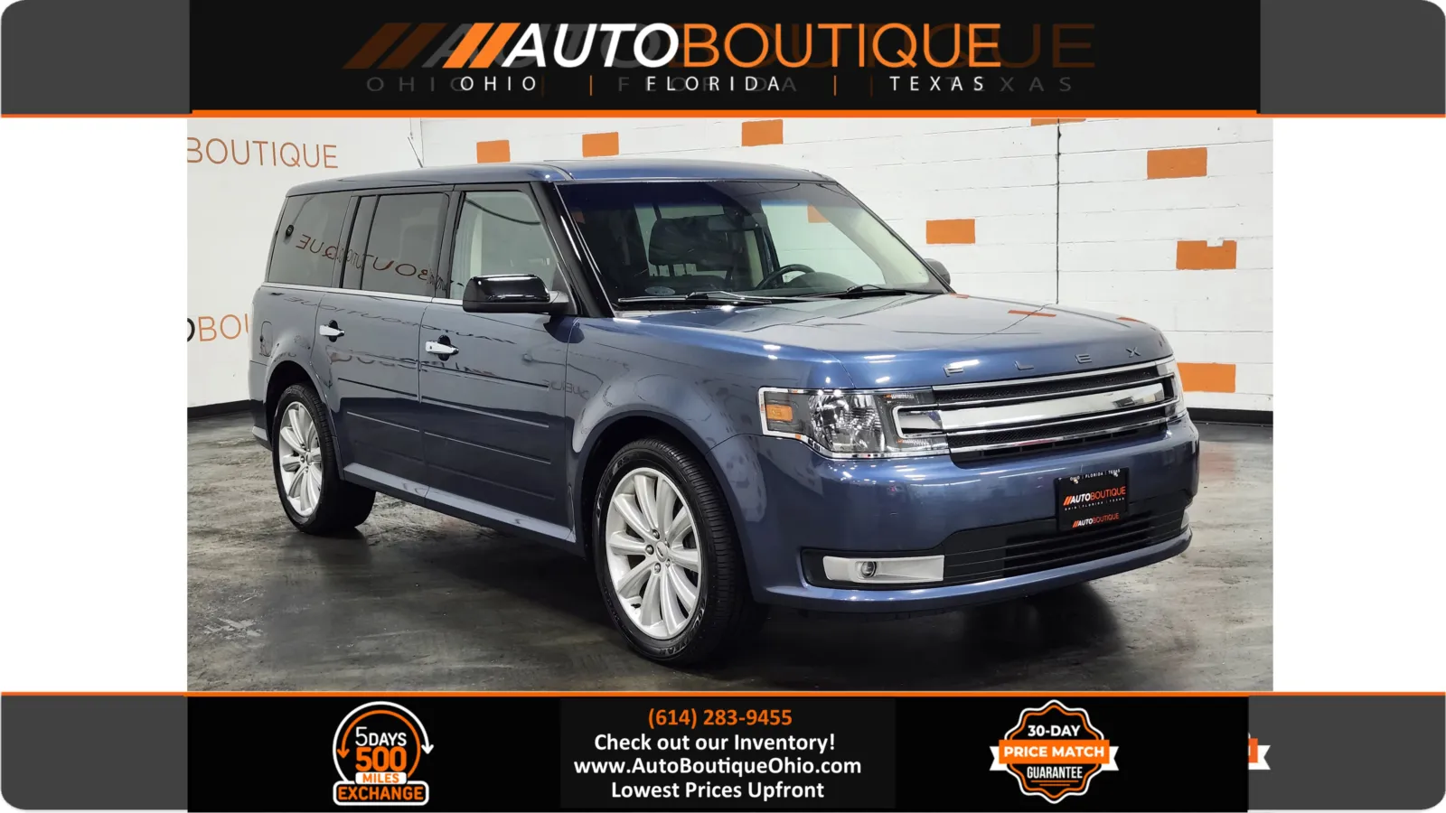 Blue 2018 Ford Flex SEL for sale in Columbus, OH