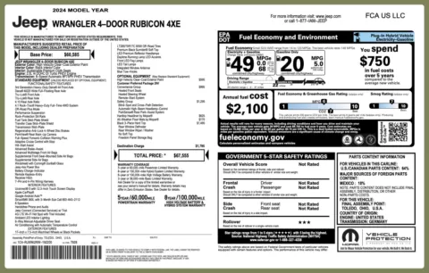 Photos of 2024 Jeep Wrangler 4xe Rubicon for sale in Columbus, OH at Auto Boutique Ohio