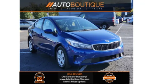 Blue 2017 Kia Forte LX for sale in Columbus, OH
