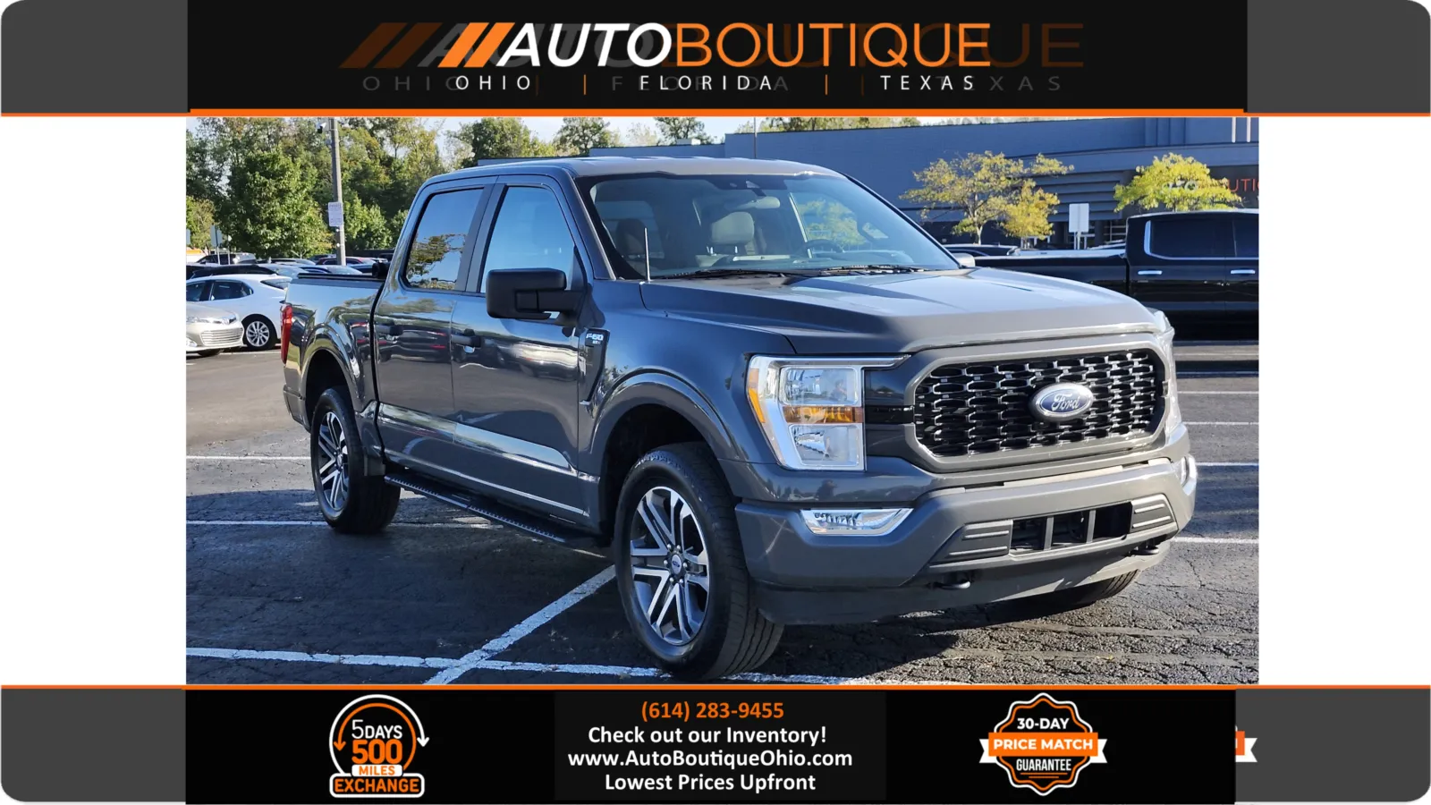 Gray 2021 Ford F-150 LARIAT for sale in Columbus, OH